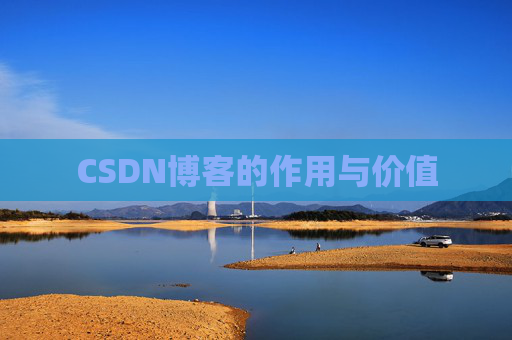 CSDN博客的作用与价值